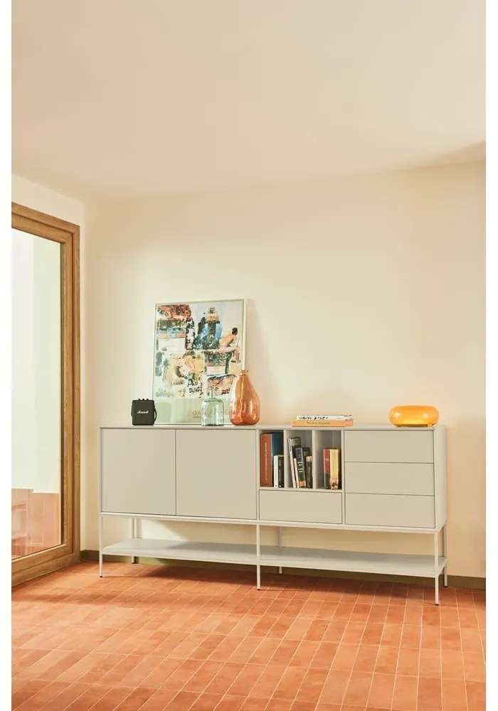 Téglavörös komód 220x98x45 cm Platt – Teulat
