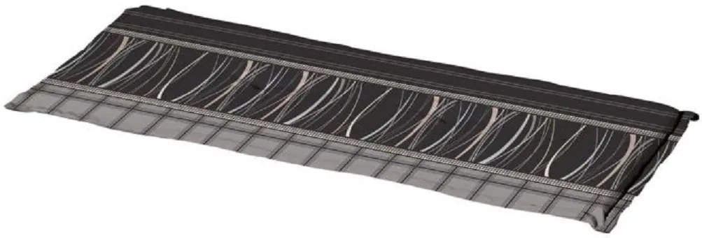 MADISON LINES GREY 150x48 cm szürke padra való ülőpárna