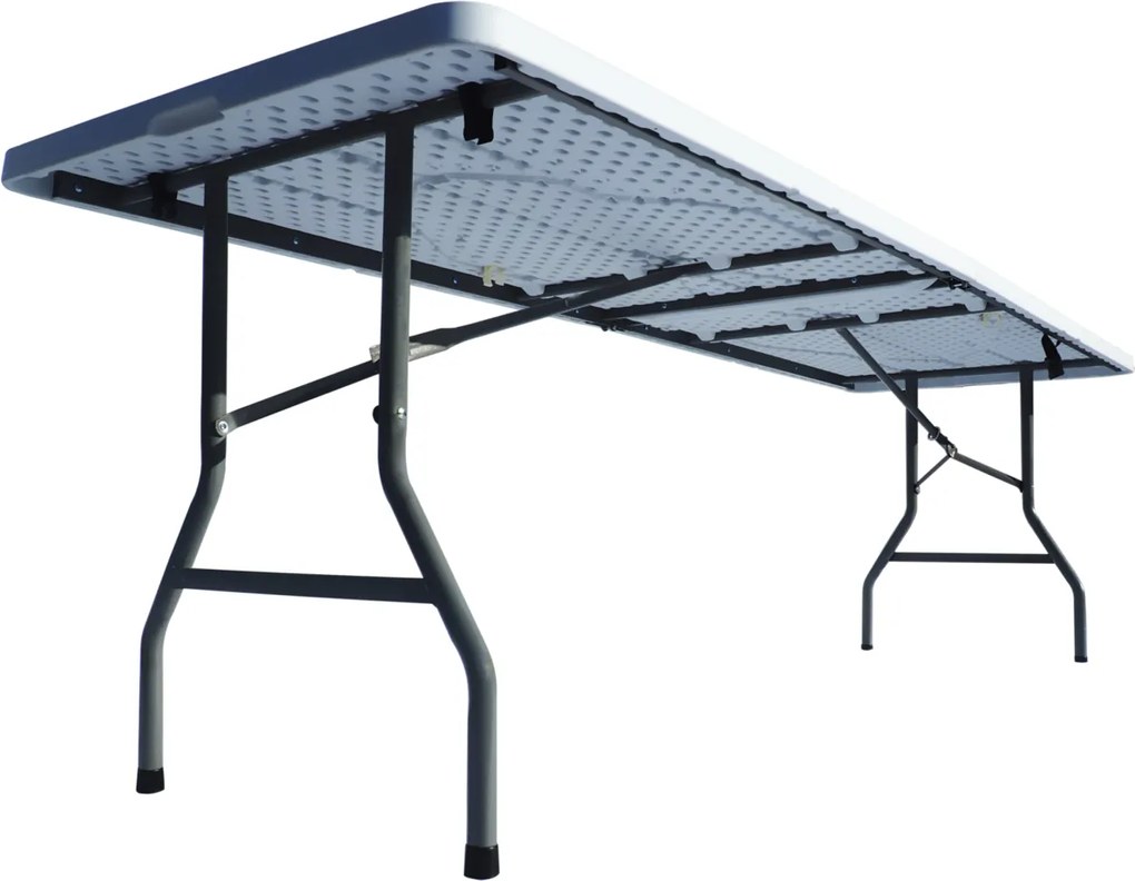 Összecsukható műanyag asztal, 244cm