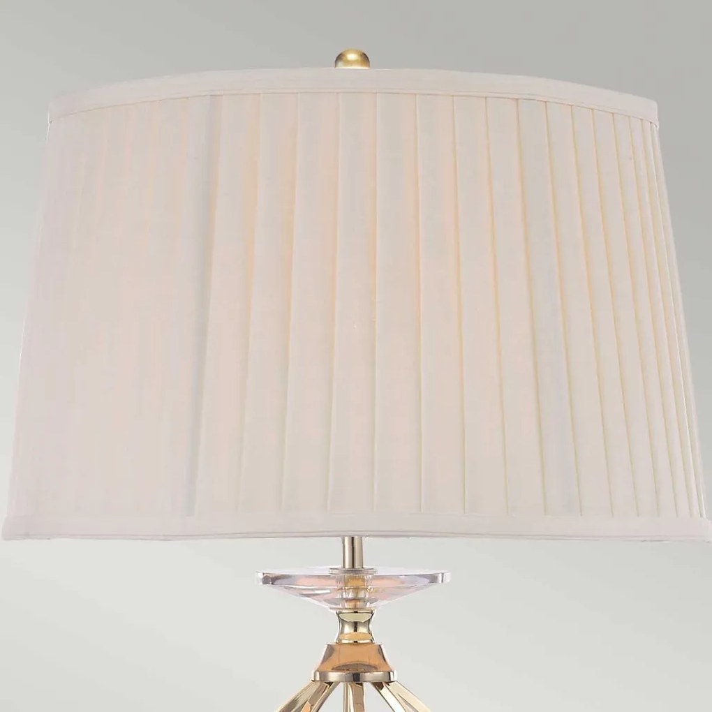 Elstead Lighting AEGEAN AG-TL-POL-BRASS Asztali lámpa 1x60W/E27