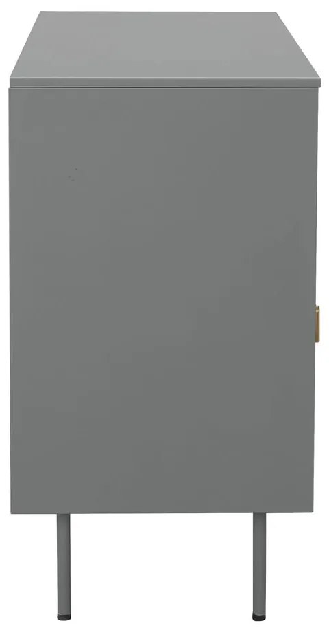 Szürke fém tálalószekrény 104x80 cm Rosalie – Støraa