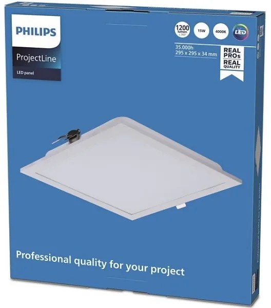 Philips - LED Beépíthető lámpa PROJECTLINE LED/15W/230V 29,5x29,5 cm