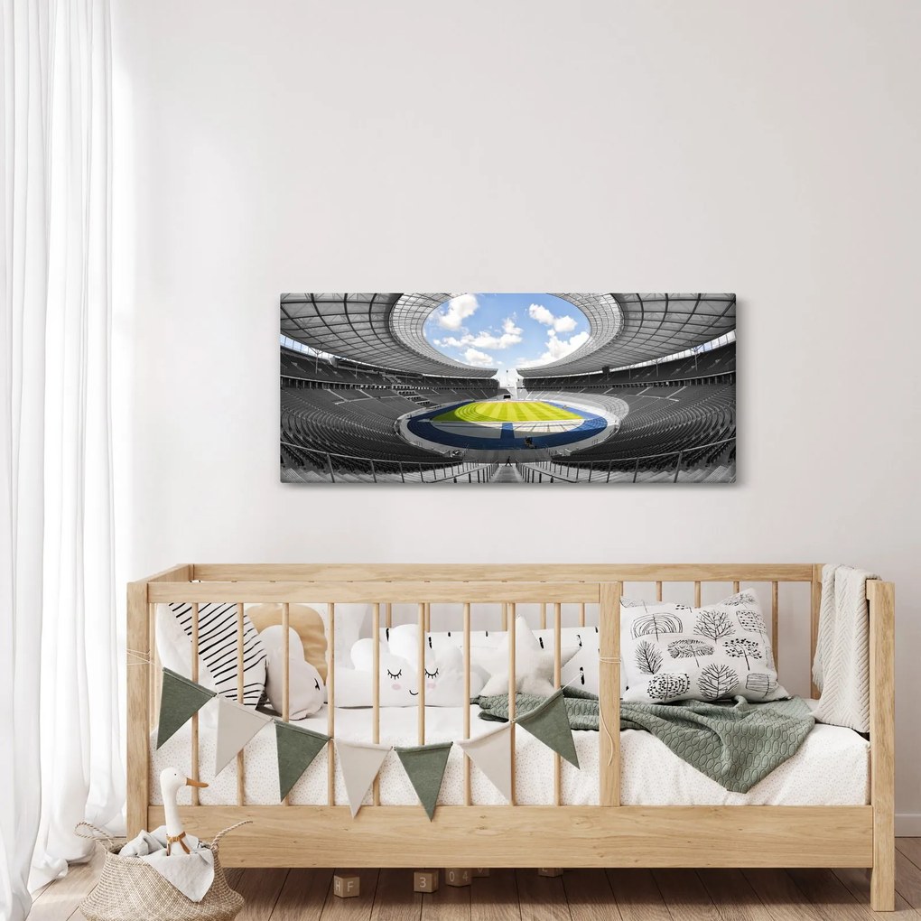 Kép - futballstadion (120x50 cm)