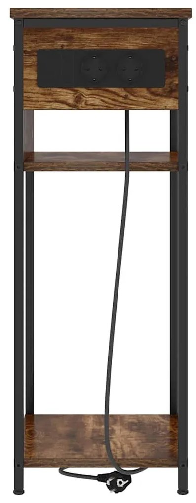 Éjjeliszekrény Füstölt tölgy 28.1 x 40.9 x 75 cm Faanyag