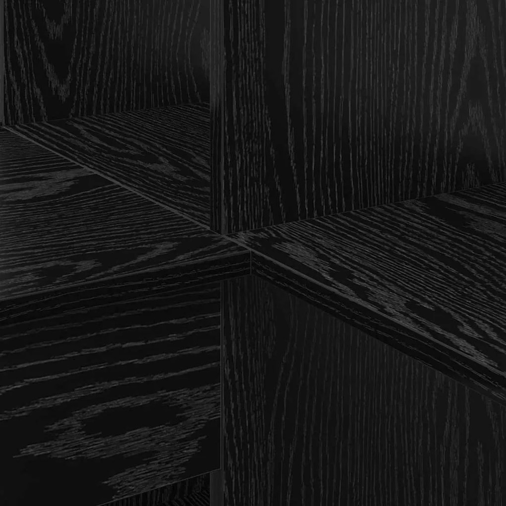Sarokíróasztal Musta tammi 101,5 x 149,5 x 149,5 cm Faanyag