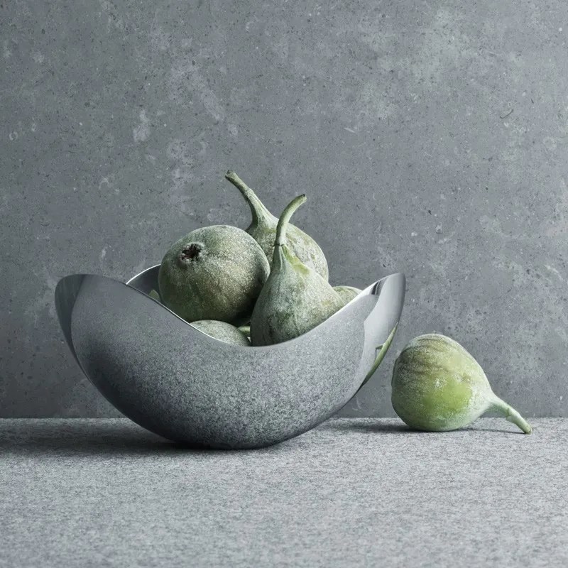 Gyümölcsöstál Bloom 3 méretben - Georg Jensen méretek: 14 x 34 cm