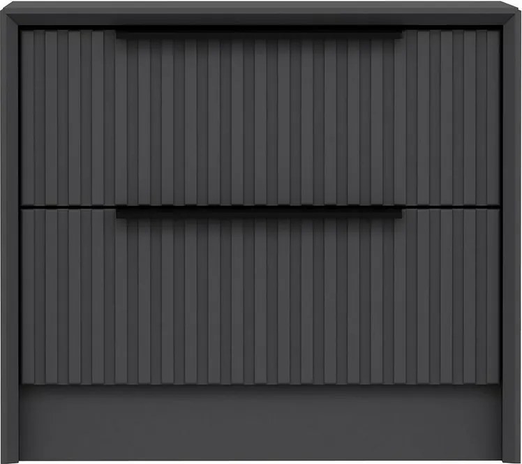 Kale Luxe Anthracite éjjeliszekrény