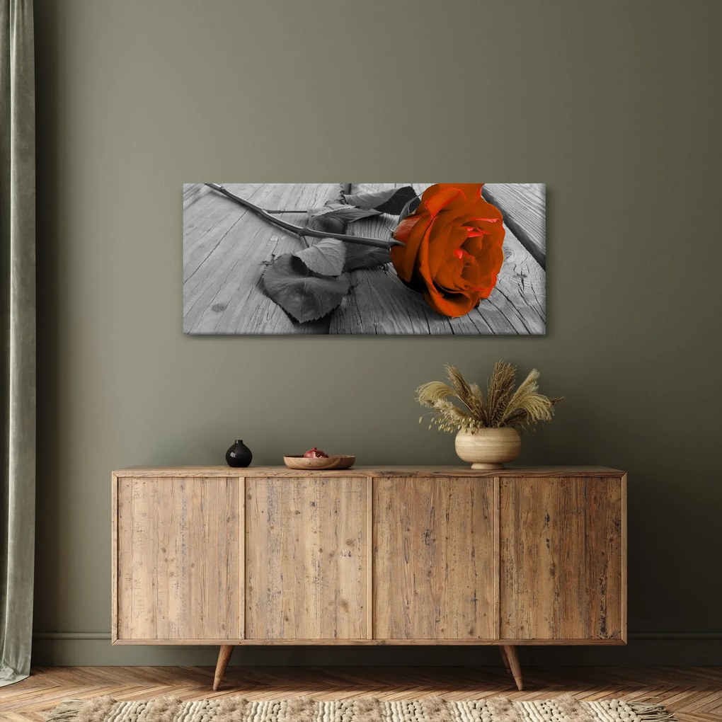 Kép - Narancs Rózsa (120x50 cm)