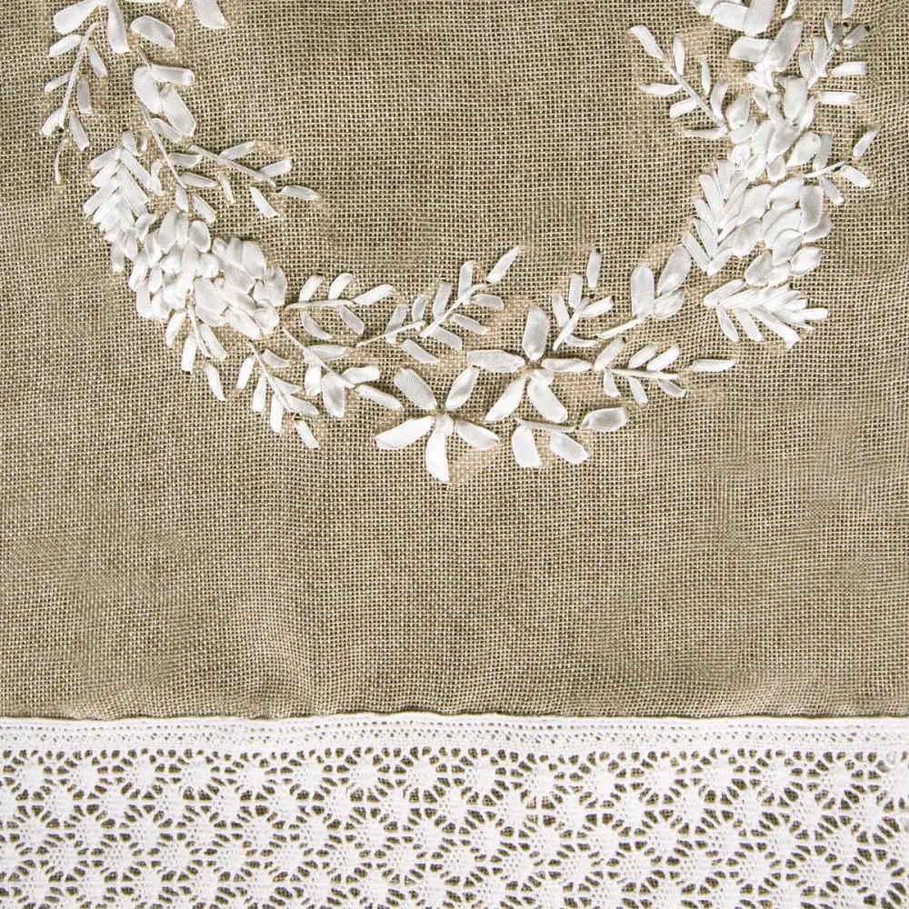 Asztali futó karácsonyi drapp 33x180