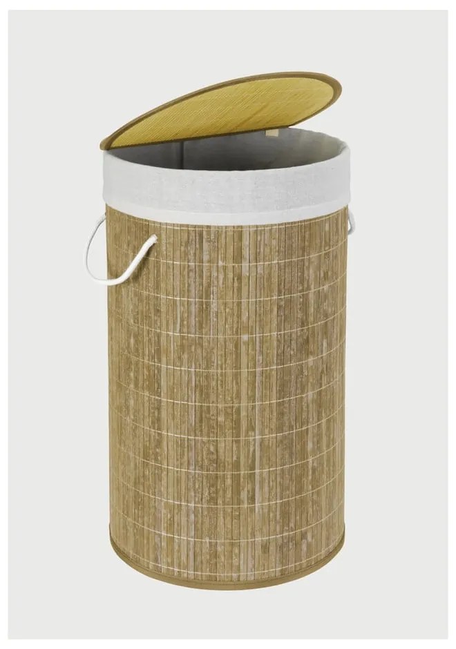 Bina bambusz szennyestartó kosár, 55 l - Wenko