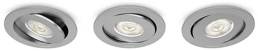 Philips 59183/48/16 - 3 db ASTEROPE LED mennyezeti lámpa, 4,5W, 230V
