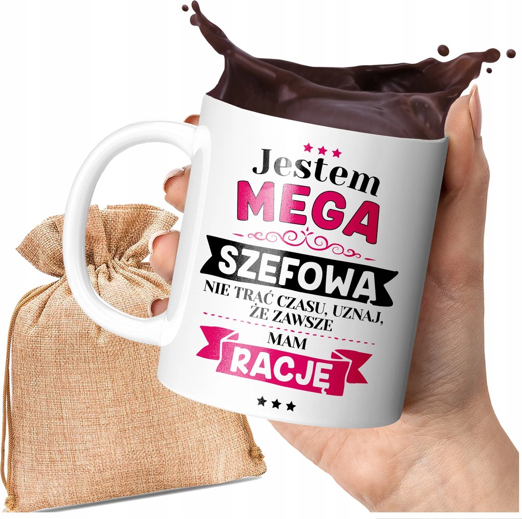 Nyomott Mintás Bögre Főnök Vagyok Mindig Igazam Van Ajándék Print