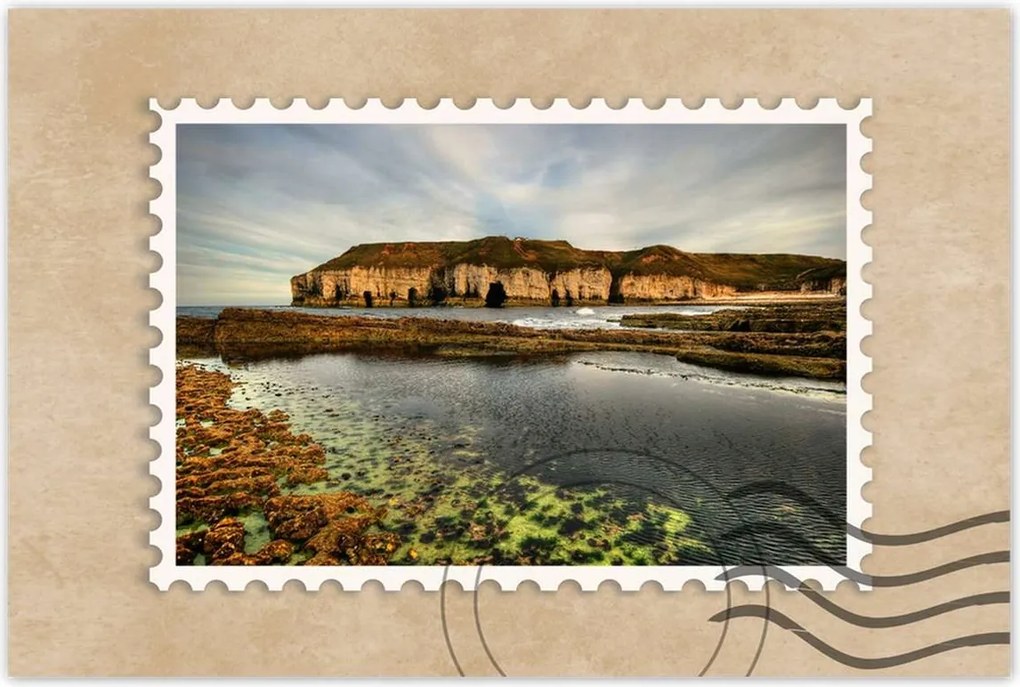 Poszterek 120x80 Felhők a sziklák felett