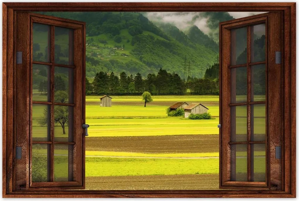 Poszterek 120x80 Zöld őzek