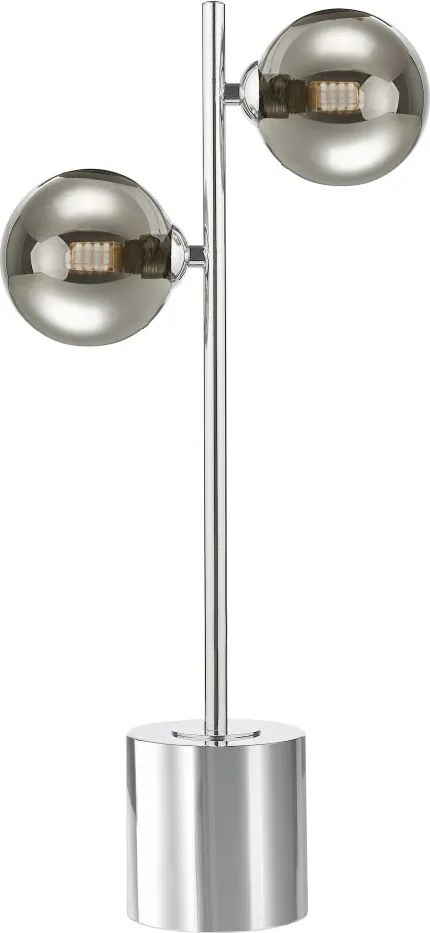 Dar Lighting modern asztali lámpa spiral csiszolt króm darspi4250-01