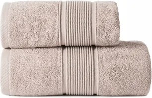 Törölköző 50x90 Naomi 100% Pamut 500g/m2 Bézs-szürke