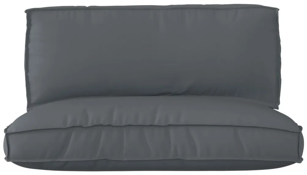 Raklap párna készlet 2 pcs Antracit 120 x 80 x 12 cm