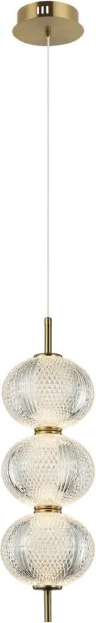 Italux Lazie PND-29038-3-GD Függőlámpa 3x13W/LED 3000K 1300lm IP20