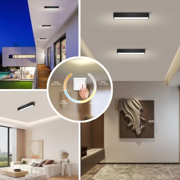 Immax NEO 07254L - LUNGO 20W/230V Wi-Fi LED dimmelhető lámpa fekete + DO