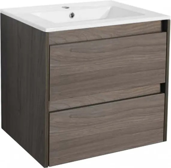 Porto 60 alsó fürdőszoba bútor mosdóval rauna szil színben