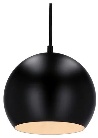 Csillár zsinóron FLEN 1xE27/40W/230V á. 20 cm fekete