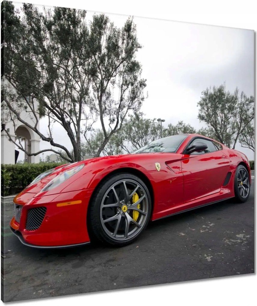 Vászonkép 90x90 Piros Ferrari autó