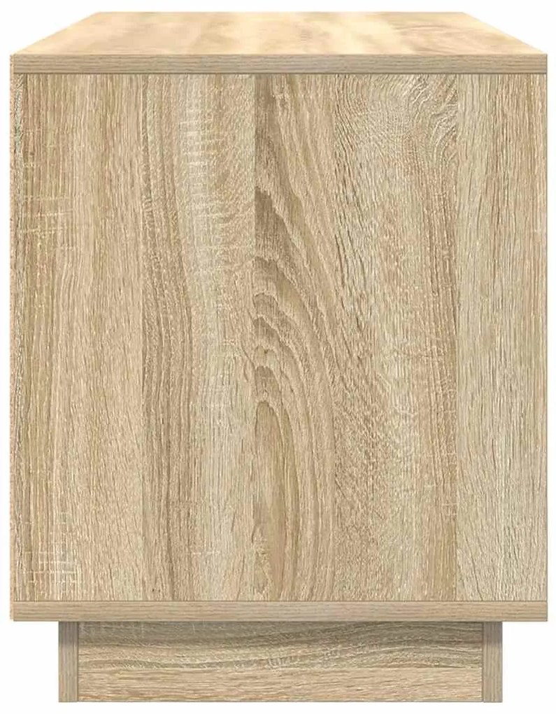 sonoma-tölgy színű TV-szekrény LED-lámpákkal 100x41x50 cm