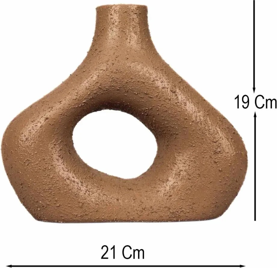 Orscal kerámia váza, Ø21 cm
