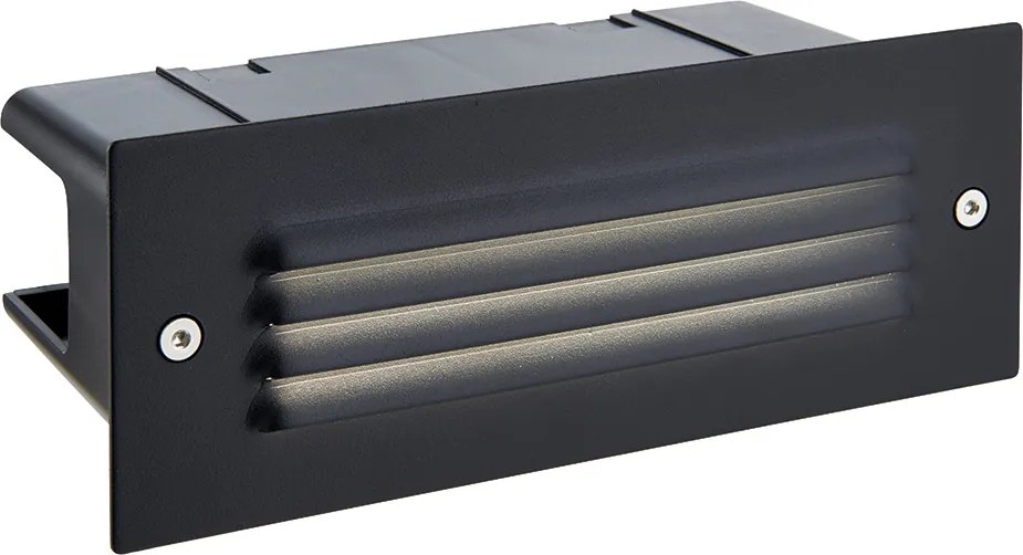 ENDON 78640 SEINA Kültéri Falba Építhető Lámpa Fekete LED IP44