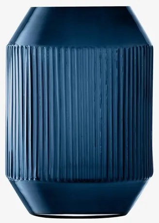 LSA International Rotunda lámpa/váza, h 26 cm, zafír - LSA nemzetközi