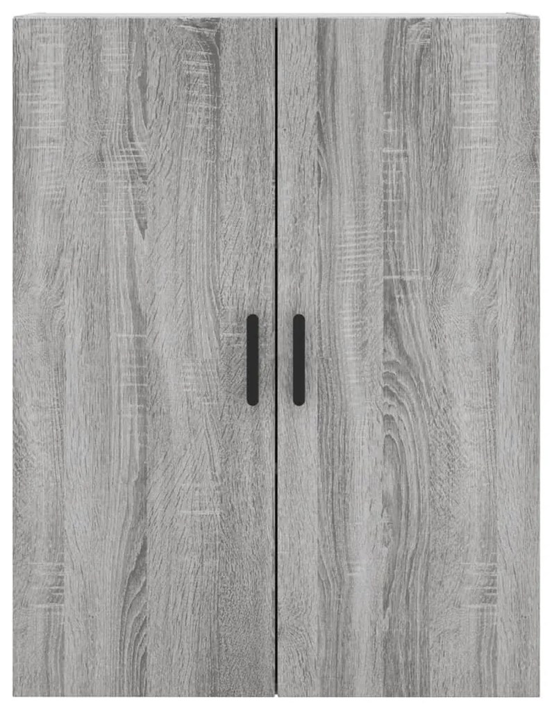 2 db szürke sonoma színű fali szekrény 69,5 x 34 x 90 cm
