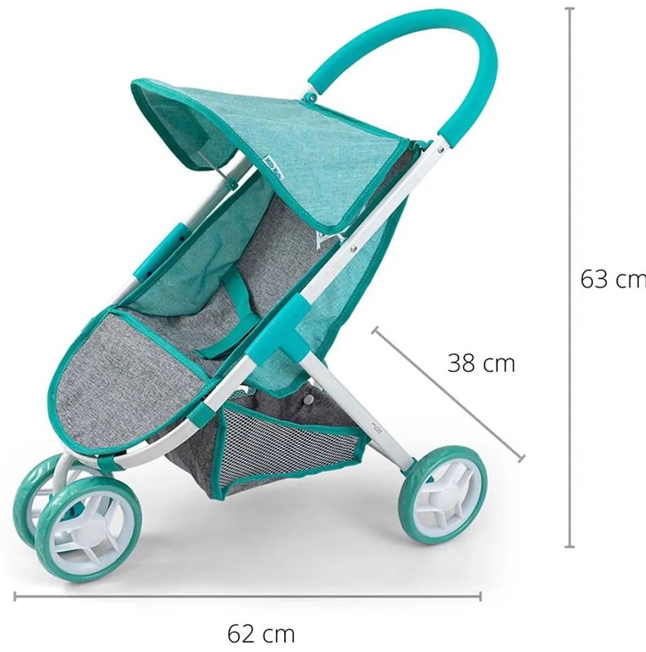 Játék golf babakocsi babáknak Milly Mally Susie Prestige Mint