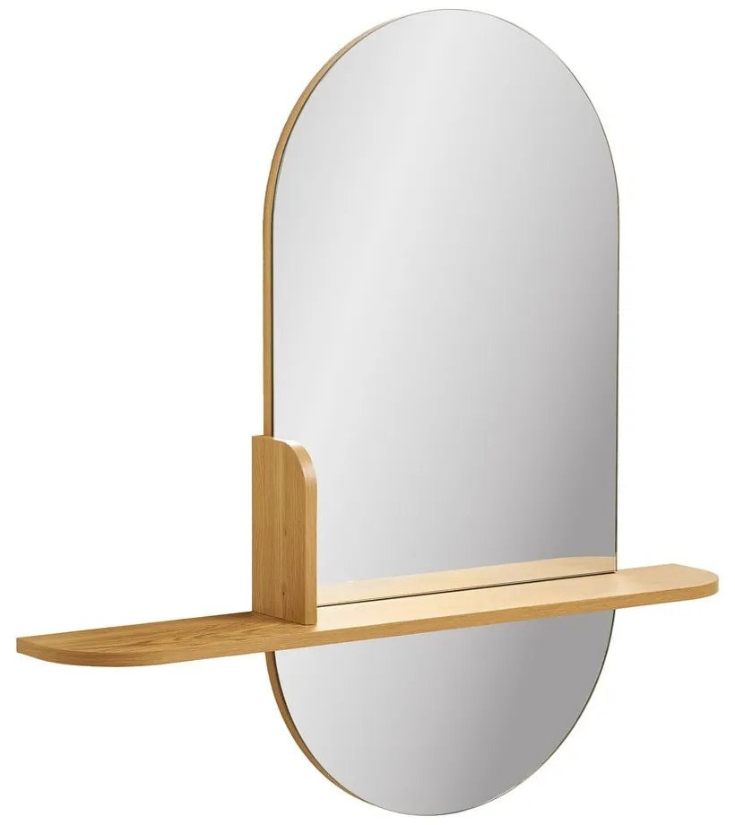 Fali tükör polccal 92x94,5 cm Barco – House Nordic