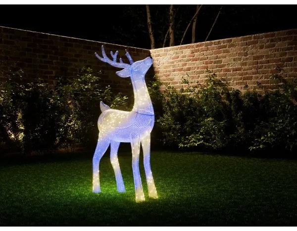 Twinkly TW3RS200SPP-TEU - LED RGBW Dimmelhető kültéri rénszarvas 240xLED IP44 Wi-Fi