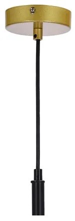 Csillár zsinóron DUO 3xE14/40W/230V arany/fekete