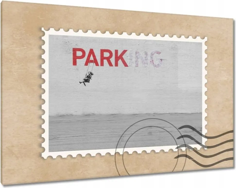 Vászonkép 60x40 Banksy Parkoló