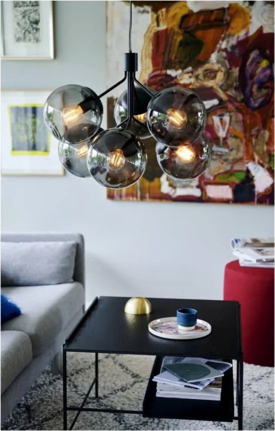 NORDLUX 2112163003 IVONA Modern Függesztett Lámpa Fekete E27 IP20