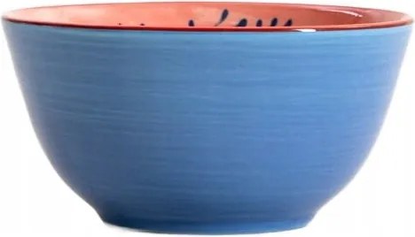 Limk tál kicsi kék virágokkal 12 cm Homla