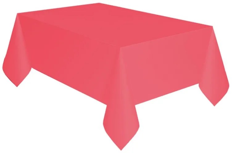 Apple Red, Piros papír asztalterítő 137x274 cm