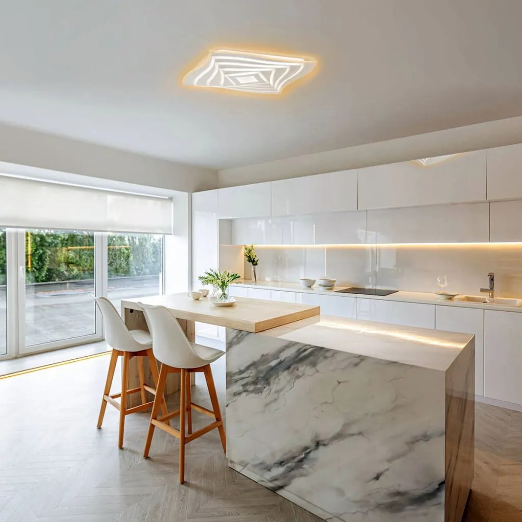 FISCHER&HONSEL 21230 HERO Modern Mennyezeti Lámpa Fehér LED IP20