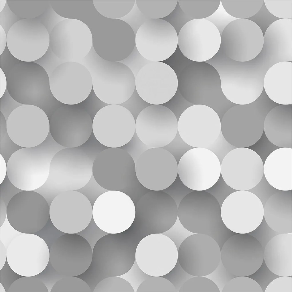 Fotótapéta Dekoratív Fali Tapéta Képekkel Szürke körök 250x250