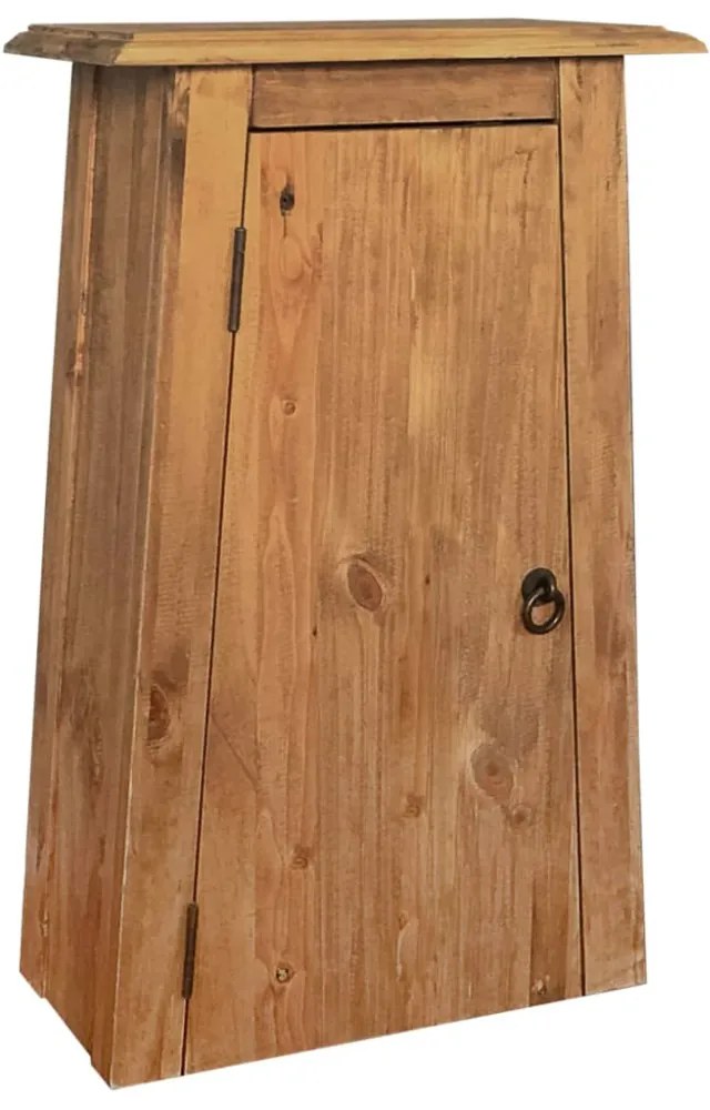tömör újrahasznosított fenyőfa faliszekrény 42 x 23 x 70 cm