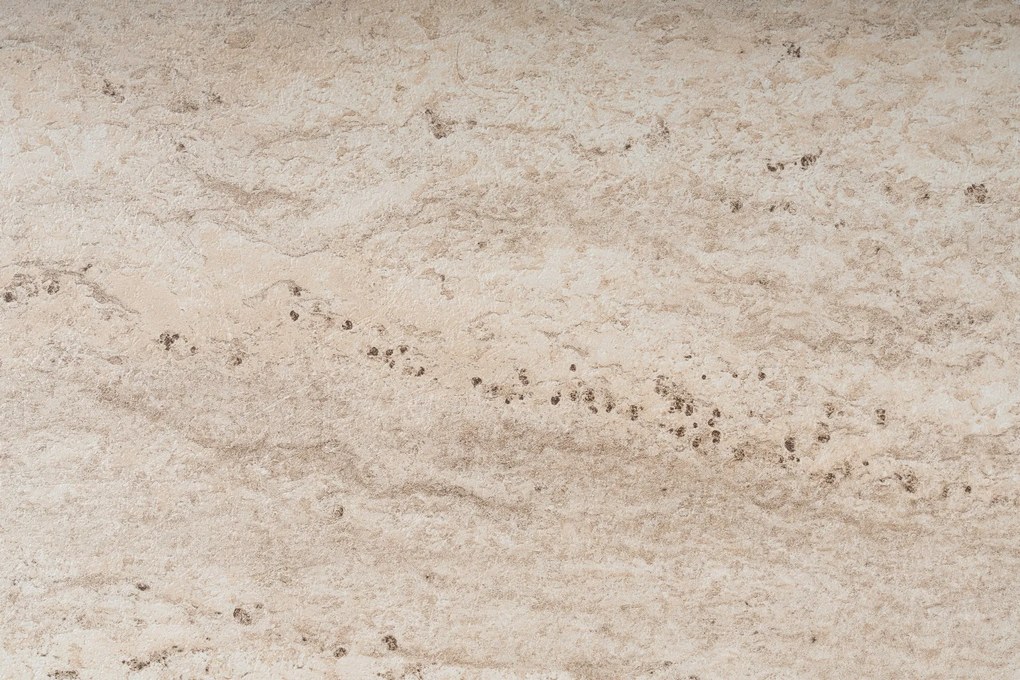 Dohányzóasztal Haldizen - Fekete, Travertine