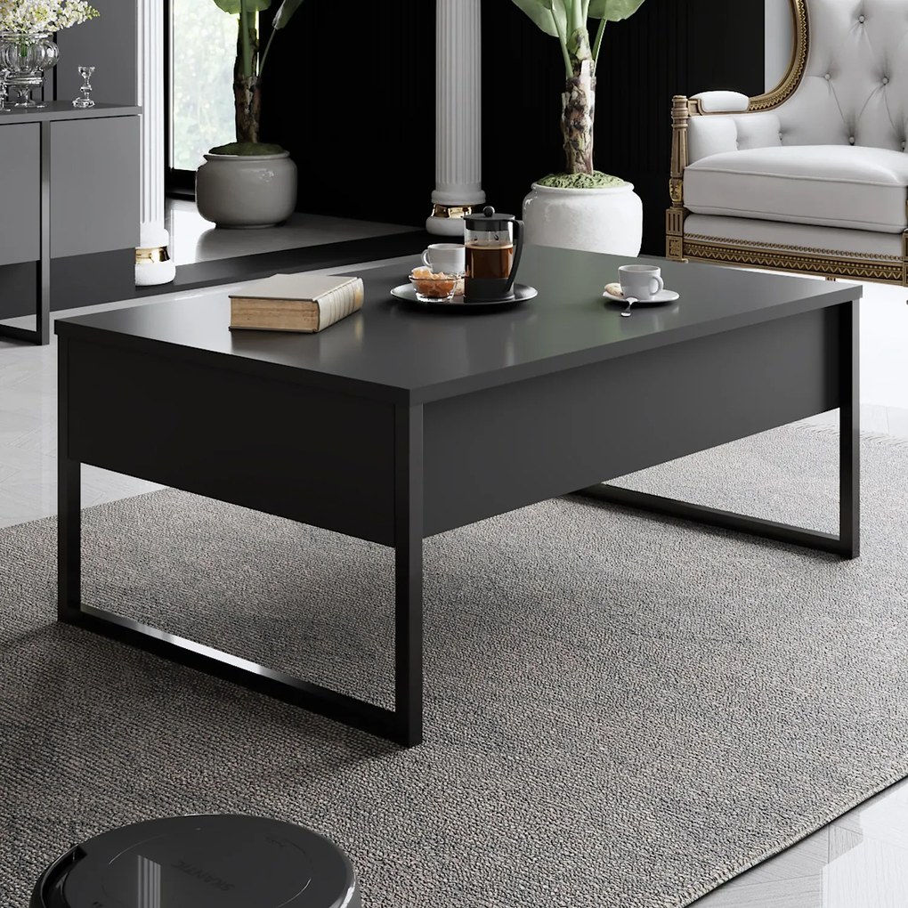 Dohányzóasztal Luxury (fekete). 1062896