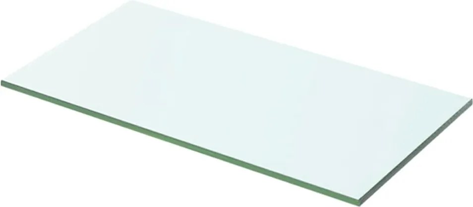 vidaXL Átlátszó üvegpolc 50x20 cm