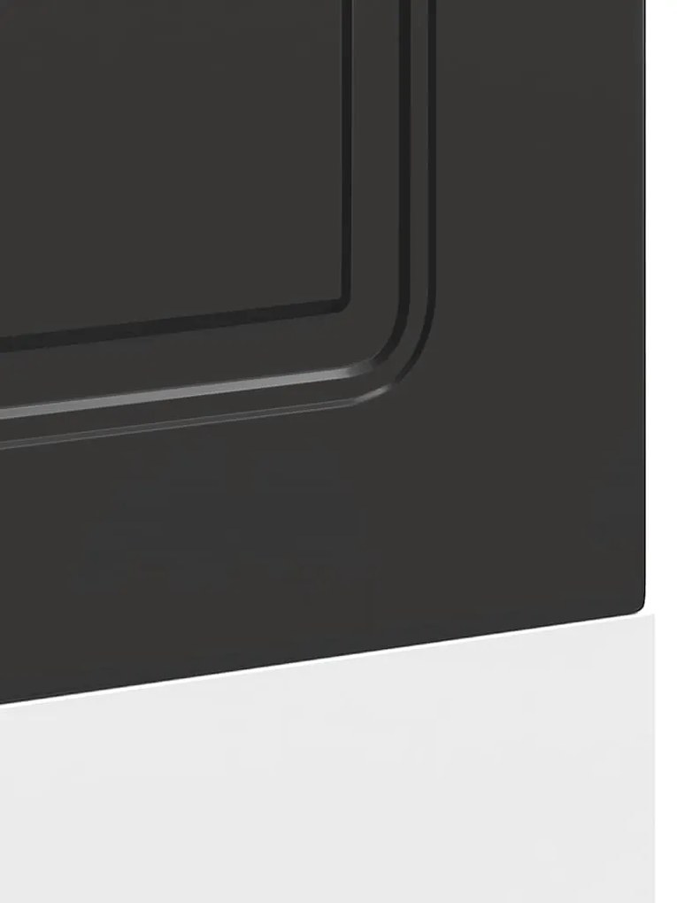 vidaXL mosogatógép panel Kalmar fekete 60x1,5x67 cm gépesített fa
