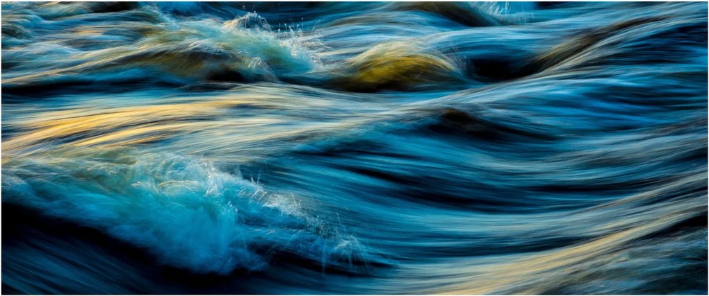 Kép - Hullámok (120x50 cm)