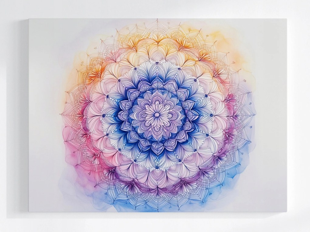 Vászonkép Canvas Mandala Harmónia Meditáció Zen Szellem Csipke 80x60