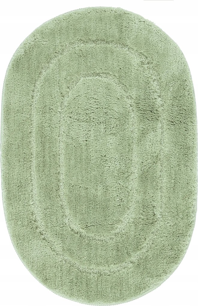 Fürdőszobaszőnyeg Csúszásgátló Puha Bolyhos 50x80cm Ovális Mosható