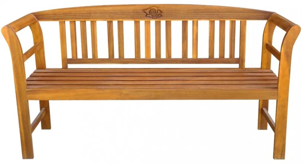 tömör akácfa kerti pad 157 cm